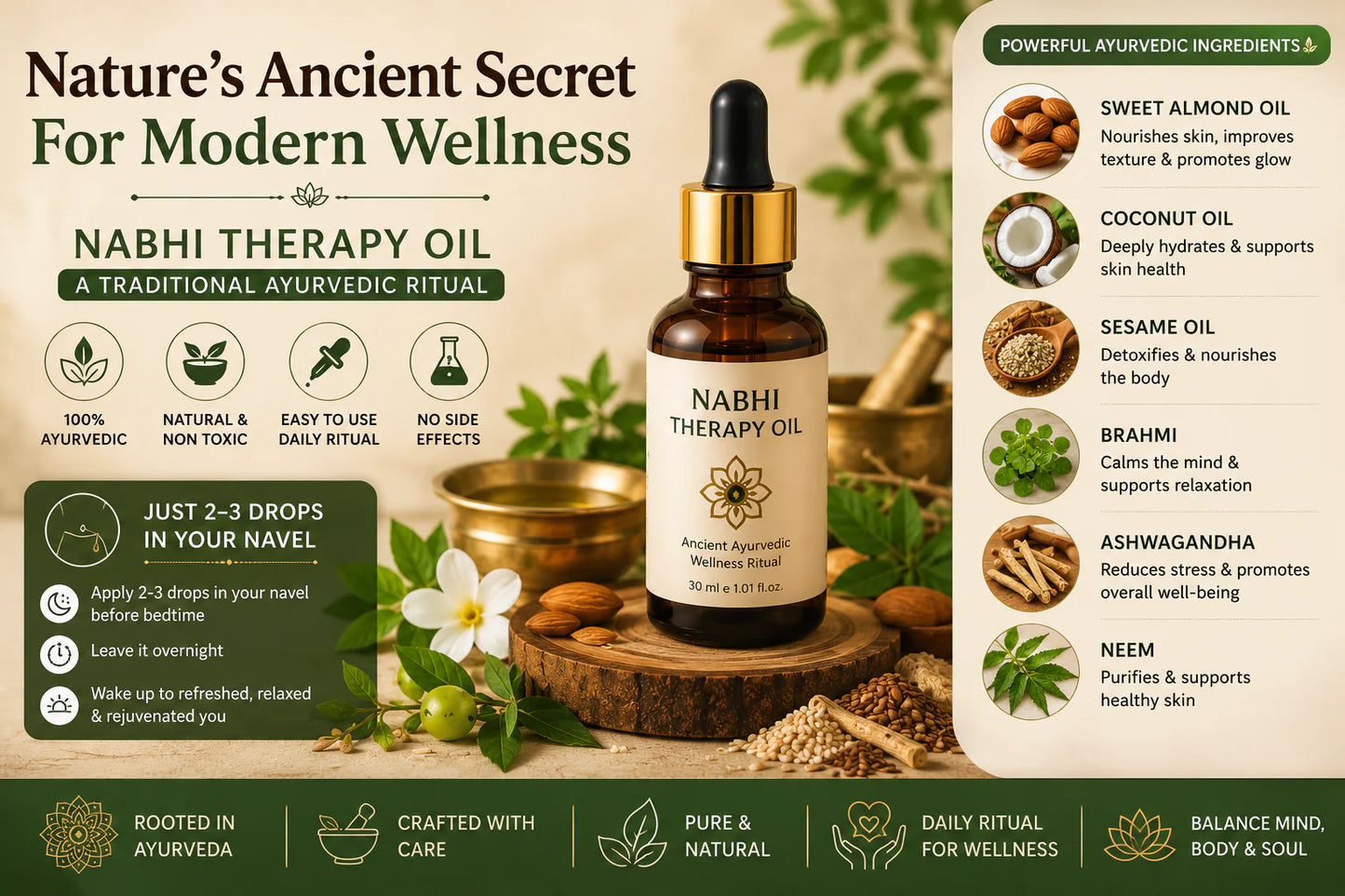 Nabhi therapy oil Pack of 1